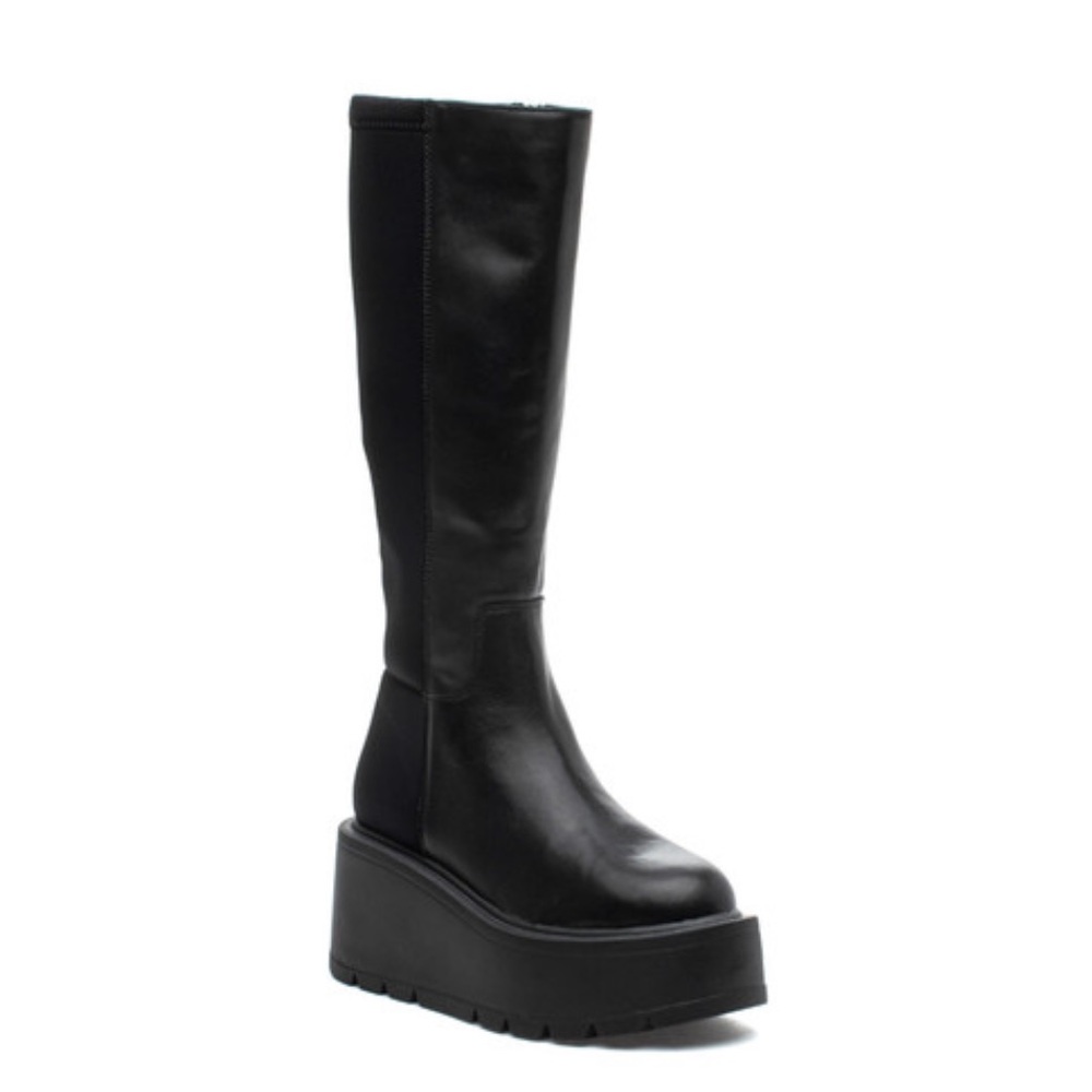 NWT J/SLIDES VICTORIA Black Leather Boot